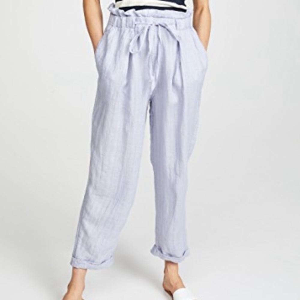 Free People Only Over You Linen Trousers